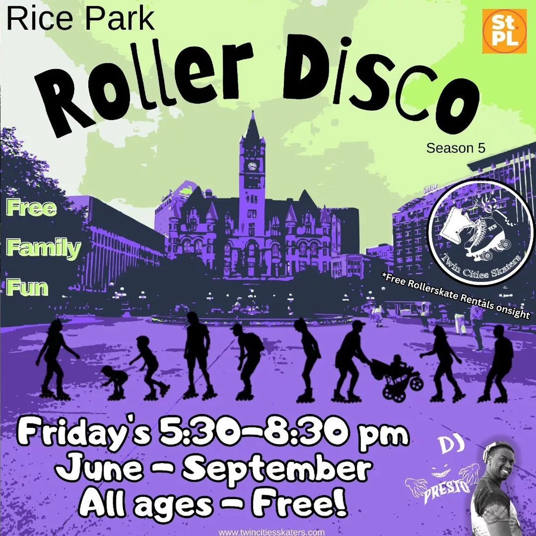 Roller Disco in Rice Park 2